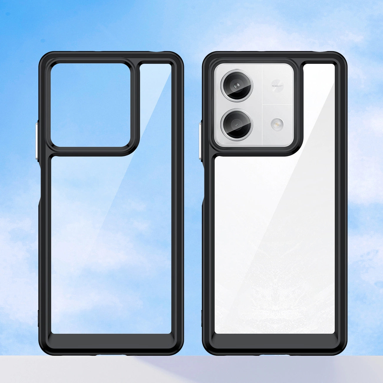 Outer Space Case with gel frame for Xiaomi Redmi Note 13 Pro - black_7