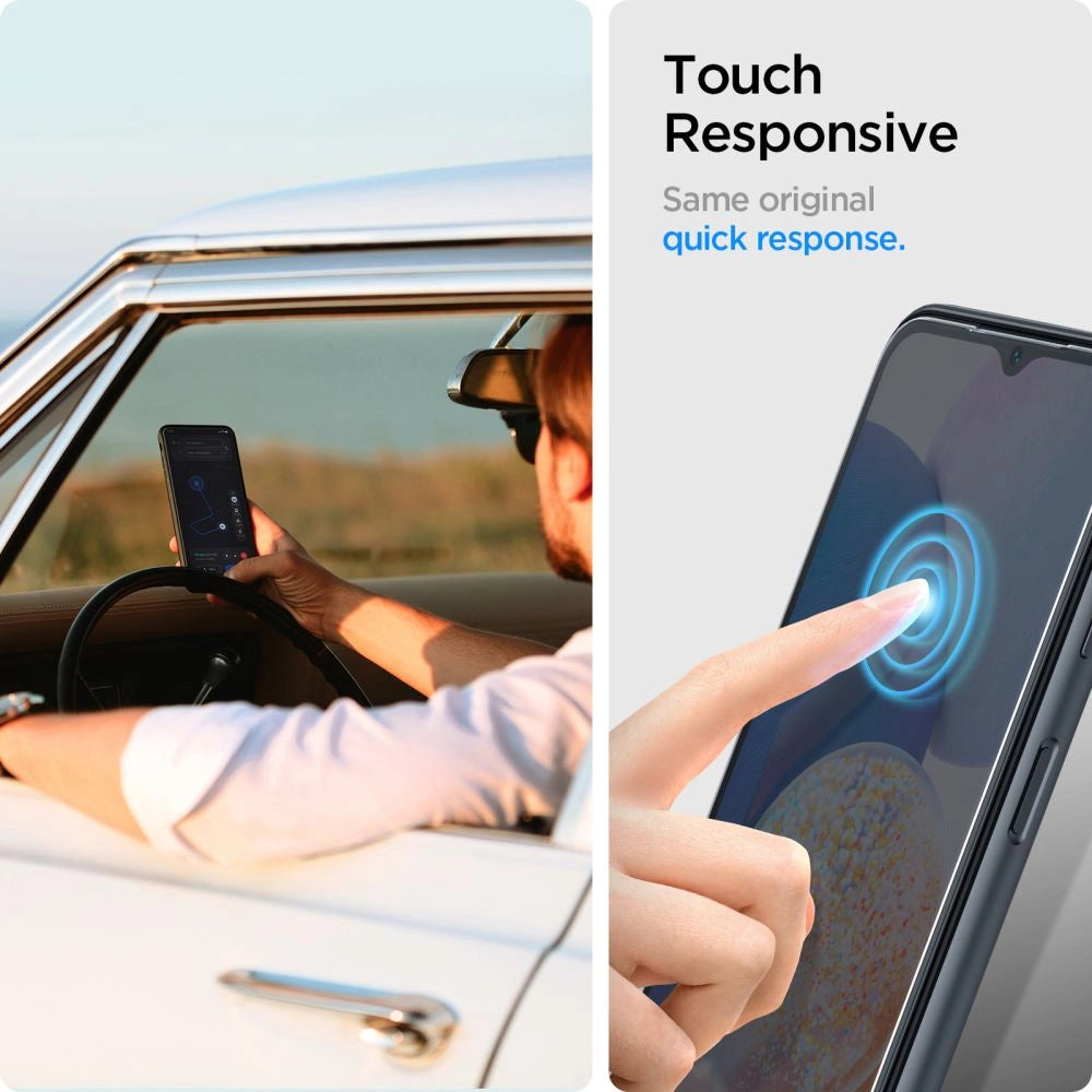 Spigen Glas.tR Slim Tempered Glass for Samsung Galaxy A15 4G / 5G / A25 5G - 2 pcs._5