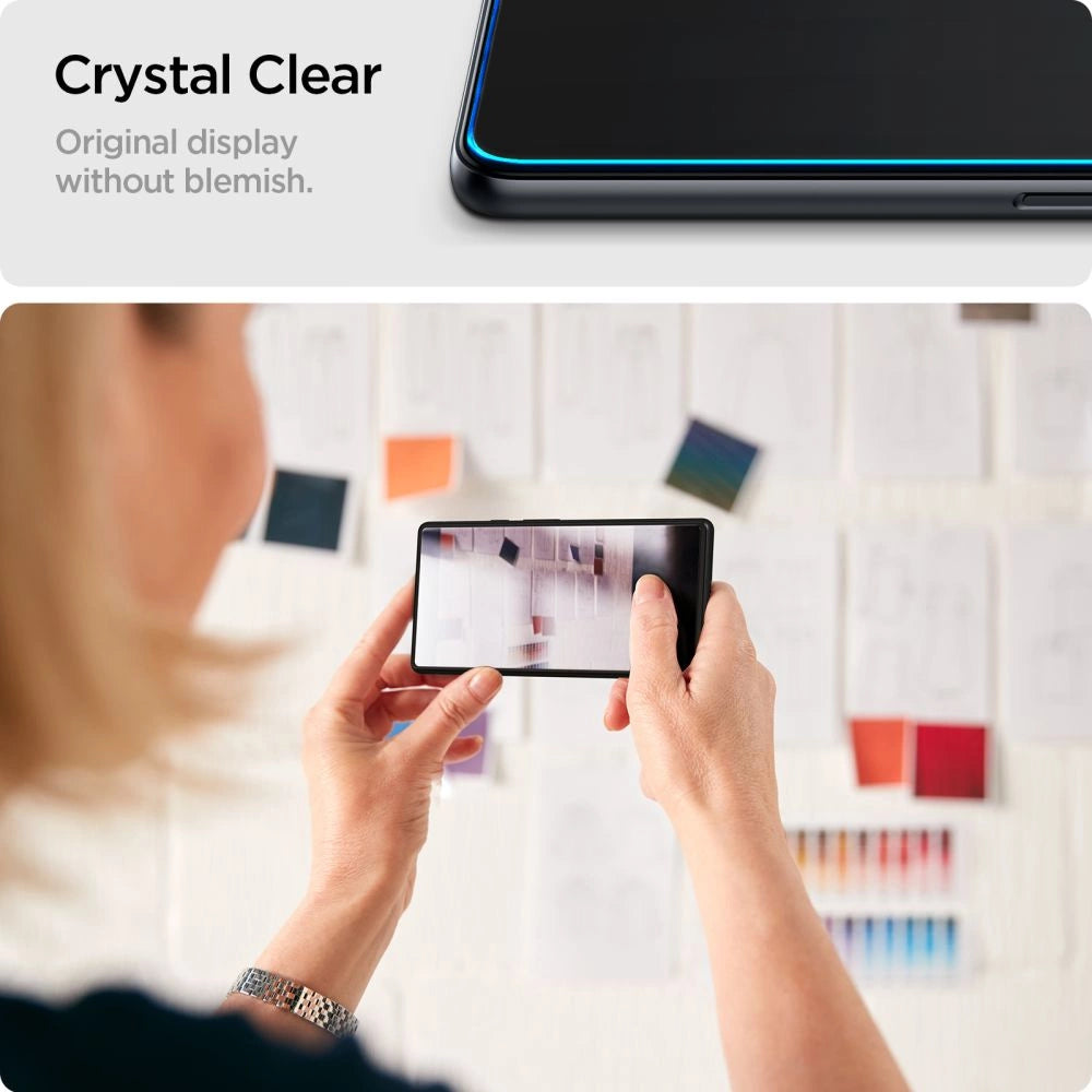Spigen Glas.tR Slim Tempered Glass for Samsung Galaxy A15 4G / 5G / A25 5G - 2 pcs._8