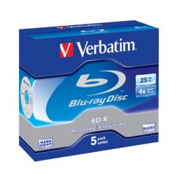 1x5 Verbatim BD-R Blu-Ray 25GB 6x Speed Jewel Case_0