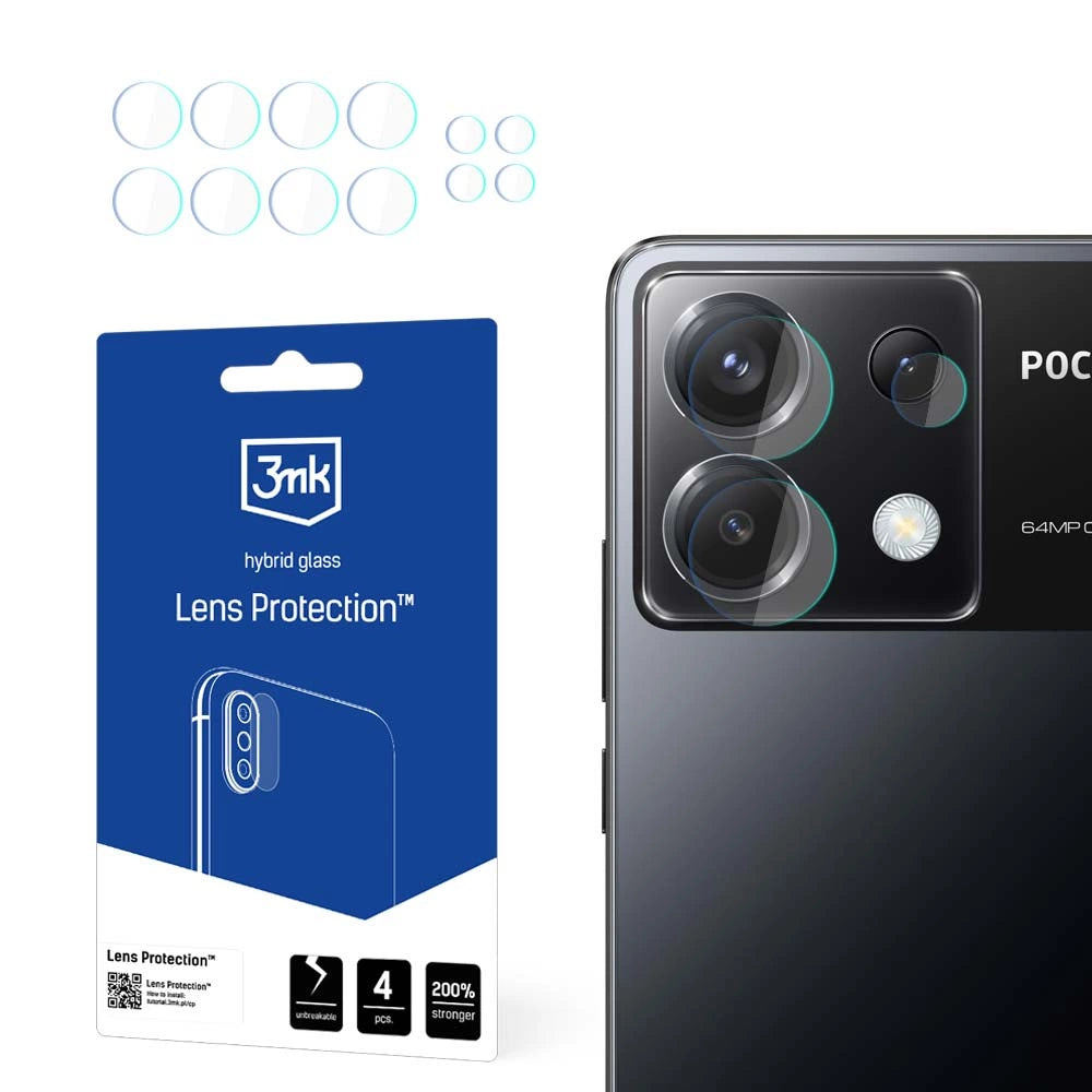 3mk Lens Protection™ hybrid camera glass for Poco X6 5G_0