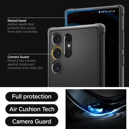 Spigen Rugged Armor Case for Samsung Galaxy S24 Ultra - Matte Black_10