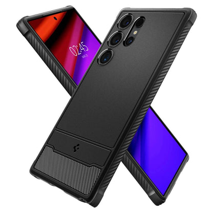 Spigen Rugged Armor Case for Samsung Galaxy S24 Ultra - Matte Black_5
