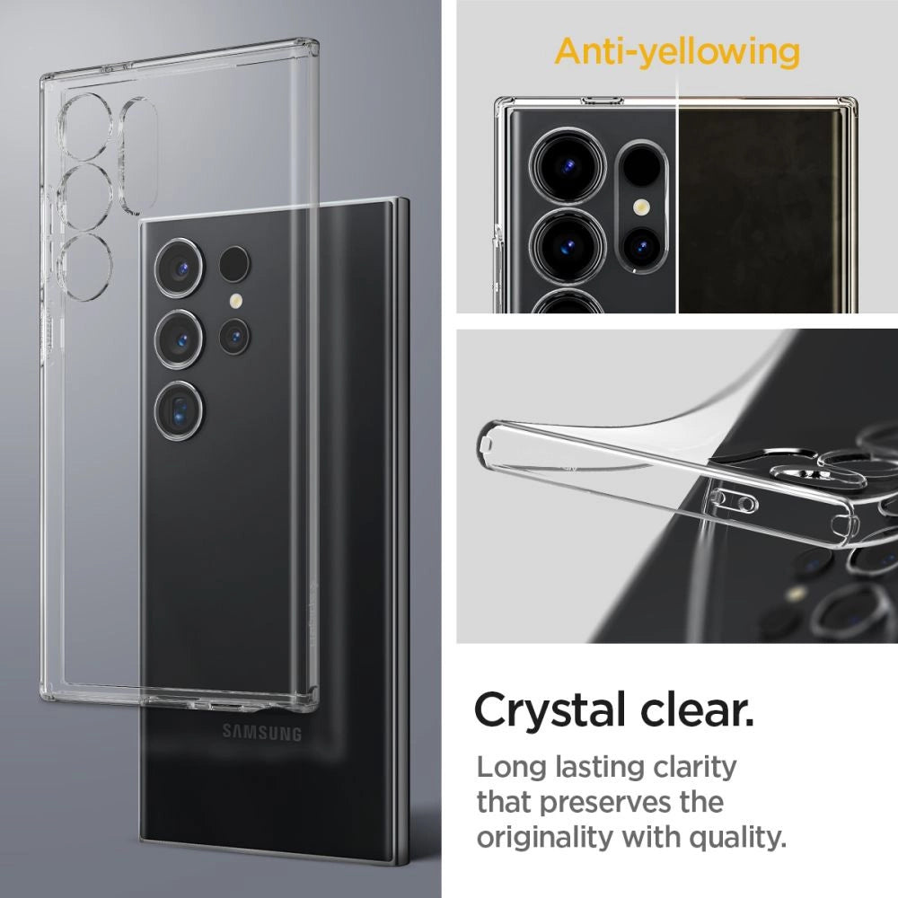 Spigen Liquid Crystal Case for Samsung Galaxy S24 Ultra - Clear_9