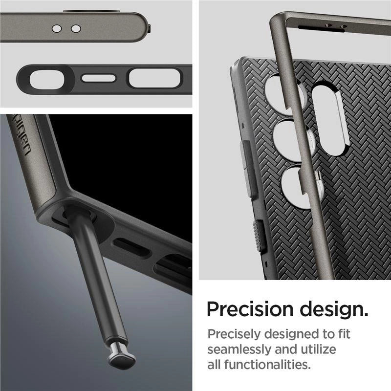 Spigen Neo Hybrid Case for Samsung Galaxy S24 Ultra - Metallic Gray_15