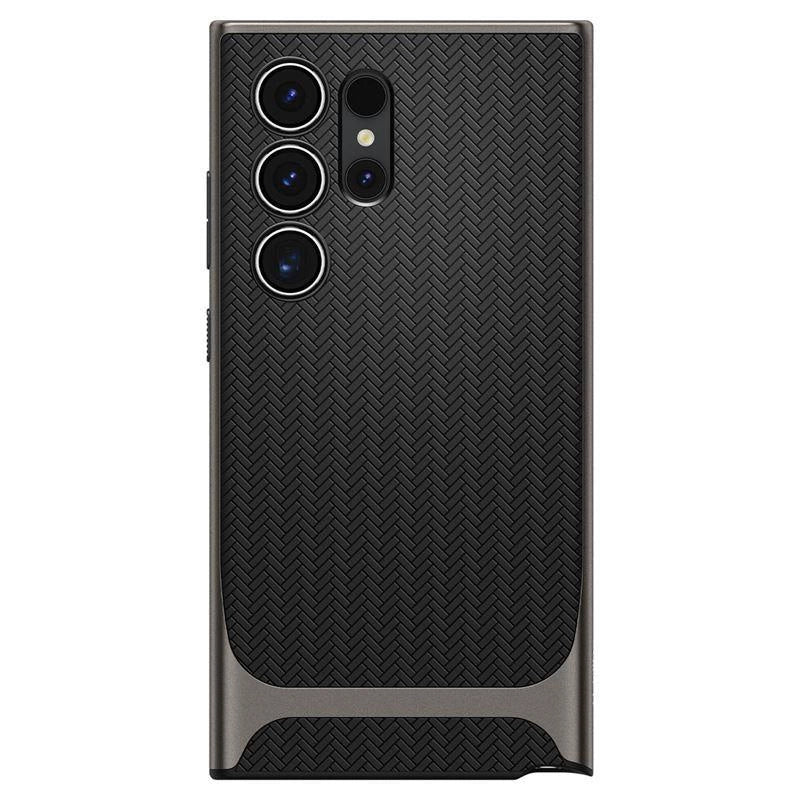 Spigen Neo Hybrid Case for Samsung Galaxy S24 Ultra - Metallic Gray_16
