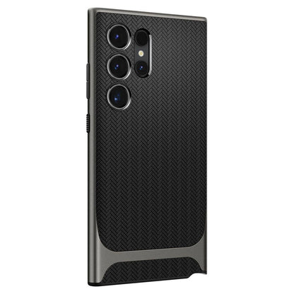 Spigen Neo Hybrid Case for Samsung Galaxy S24 Ultra - Metallic Gray_25