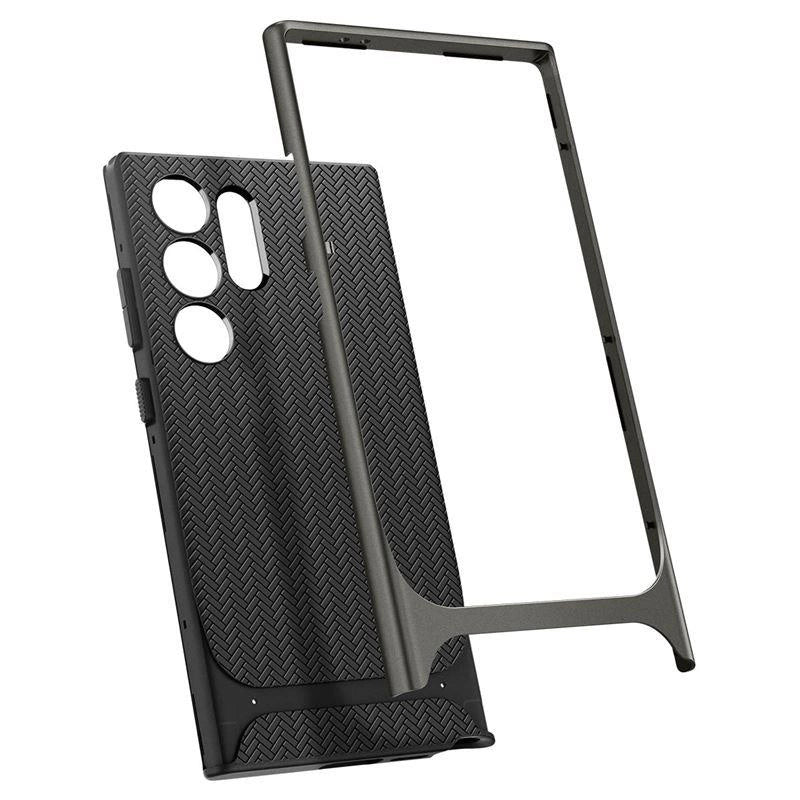 Spigen Neo Hybrid Case for Samsung Galaxy S24 Ultra - Metallic Gray_10