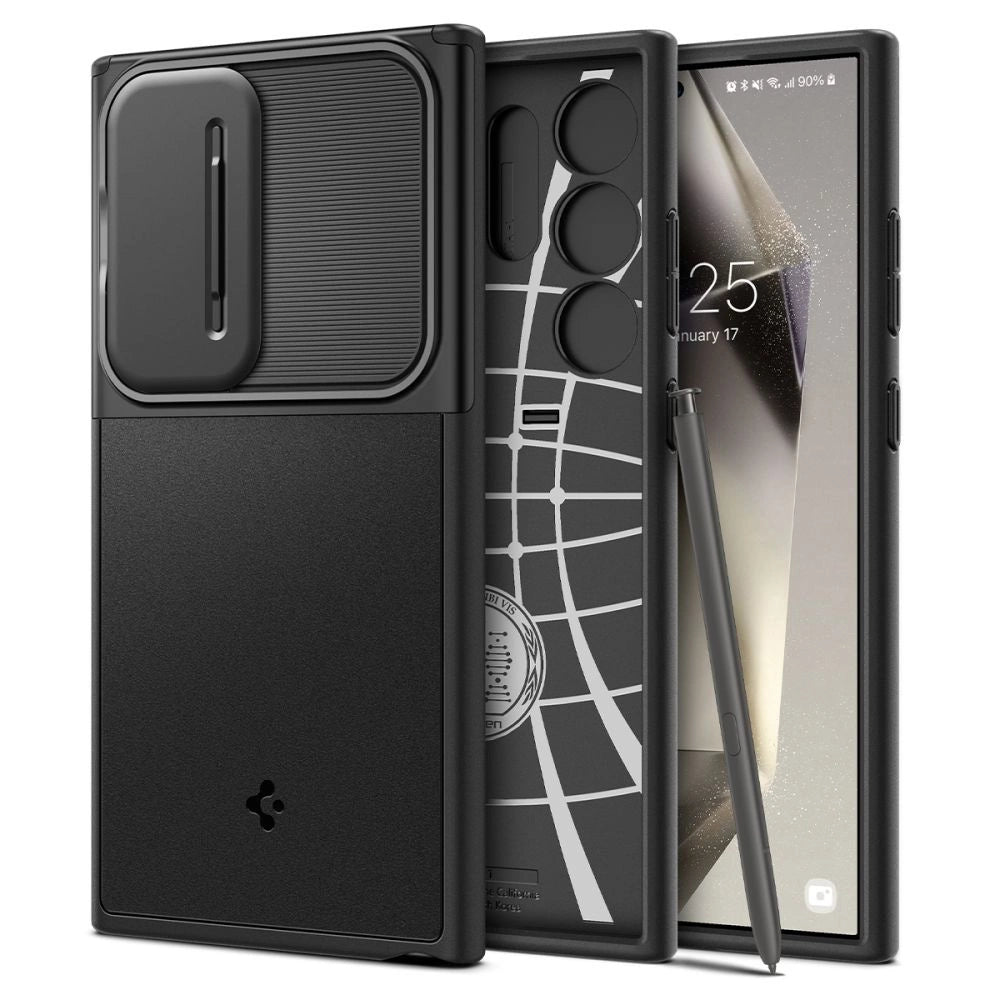 Spigen Optik Armor Case for Samsung Galaxy S24 Ultra - Black_0