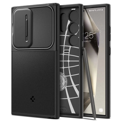 Spigen Optik Armor Case for Samsung Galaxy S24 Ultra - Black_0