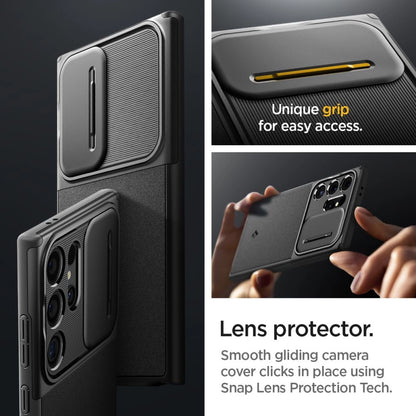 Spigen Optik Armor Case for Samsung Galaxy S24 Ultra - Black_7