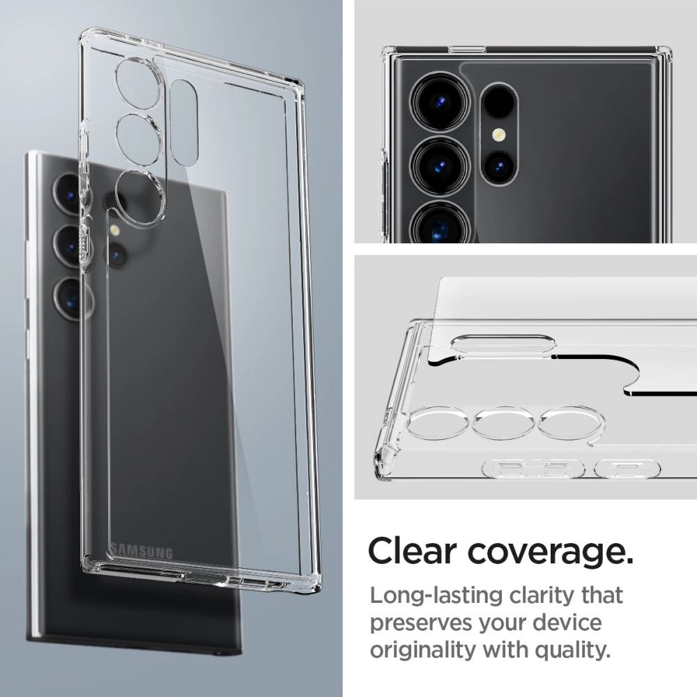 Spigen Ultra Hybrid Case for Samsung Galaxy S24 Ultra - Transparent_10
