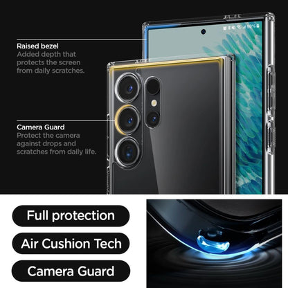 Spigen Ultra Hybrid Case for Samsung Galaxy S24 Ultra - Transparent_11