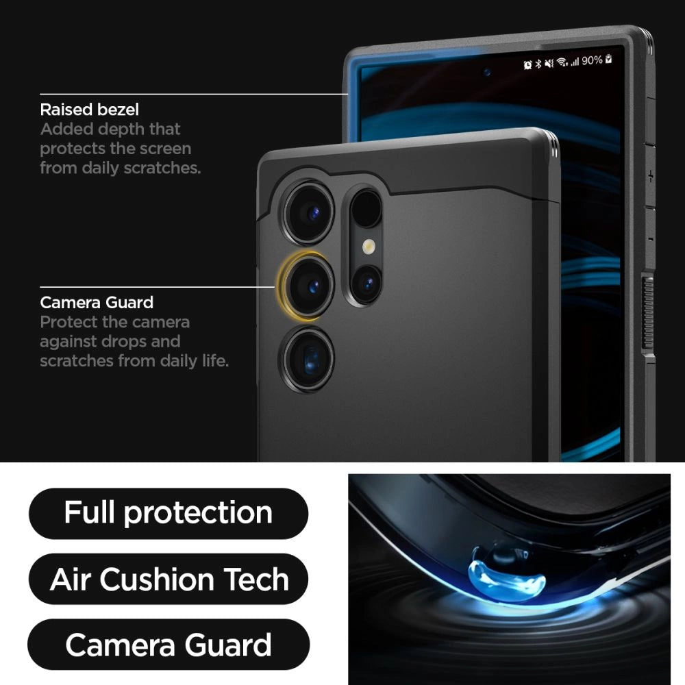 Spigen Tough Armor Case for Samsung Galaxy S24 Ultra - Black_6