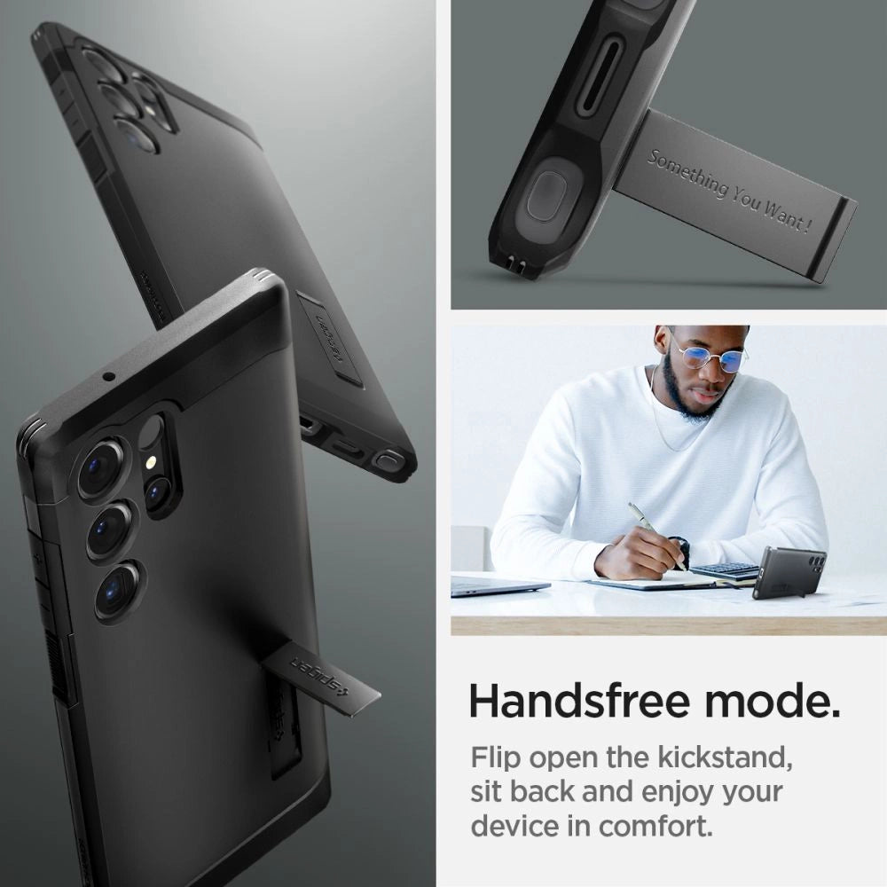 Spigen Tough Armor Case for Samsung Galaxy S24 Ultra - Black_7