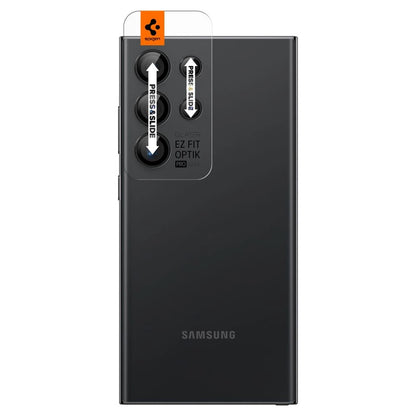 Spigen Optik.tR EZ Fit Camera Protector for Samsung Galaxy S24 Ultra - Black 2 pcs._1