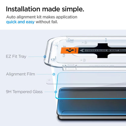 Spigen Glas.tR EZ Fit tempered glass for Samsung Galaxy S24+ - 2 pcs._7
