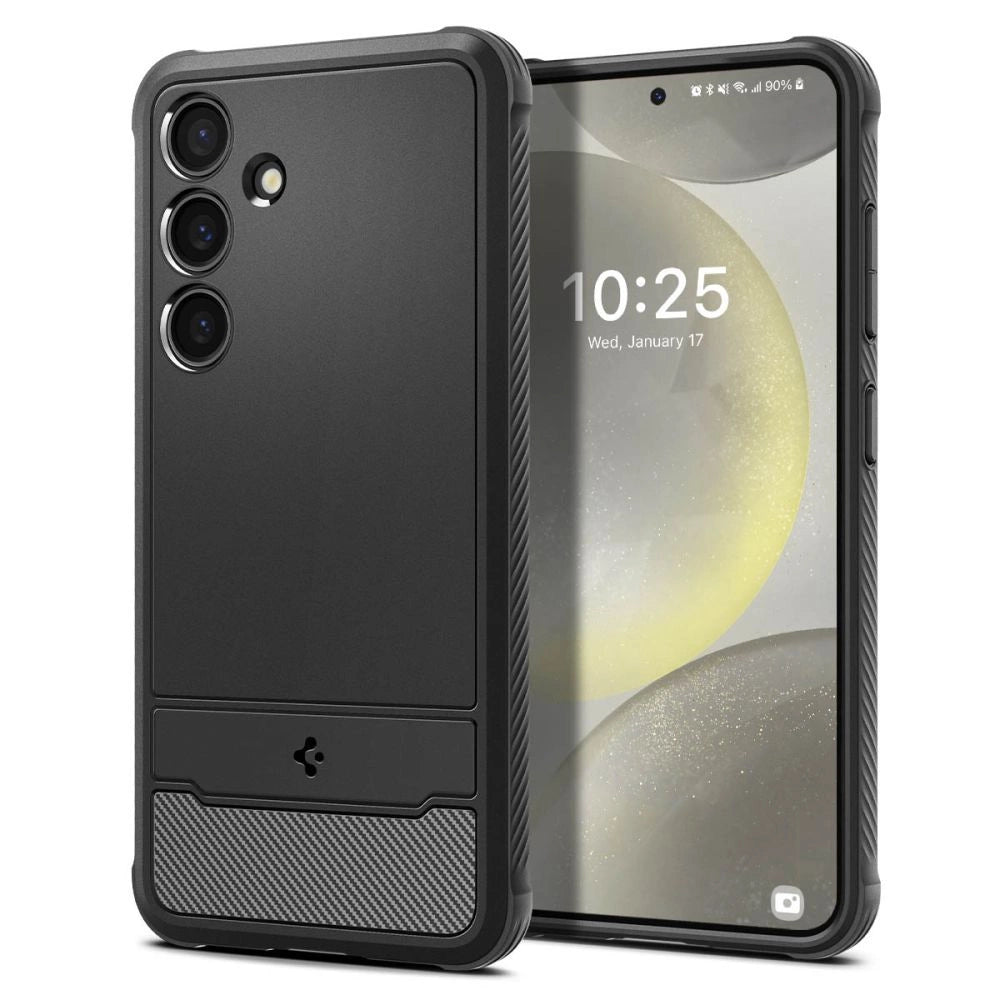 Spigen Rugged Armor Case for Samsung Galaxy S24 - Matte Black_0