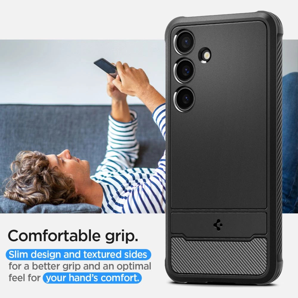 Spigen Rugged Armor Case for Samsung Galaxy S24 - Matte Black_14
