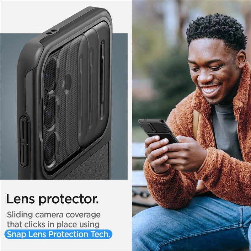 Spigen Optik Armor Case for Samsung Galaxy S24 - Black_14