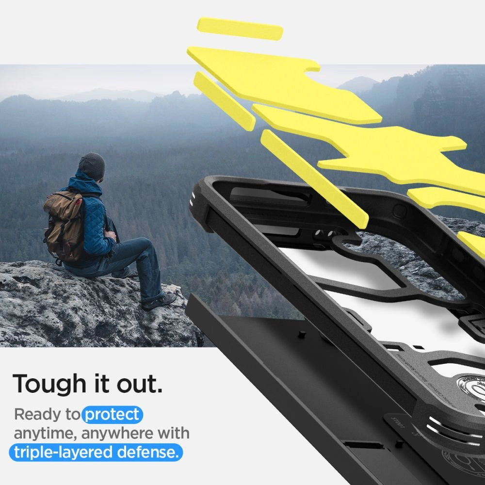 Spigen Tough Armor Case for Samsung Galaxy S24 - Black_8
