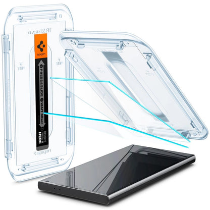 Spigen Glas.tR EZ Fit Tempered Glass for Samsung Galaxy S24 Ultra - 2 pcs._7