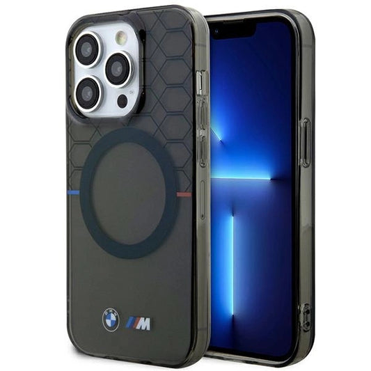 BMW Pattern MagSafe case for iPhone 13 Pro Max - gray_0