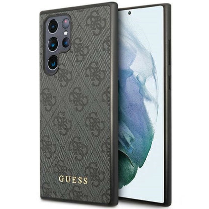 Guess 4G Metal Gold Logo case for Samsung Galaxy S24 Ultra - black_0
