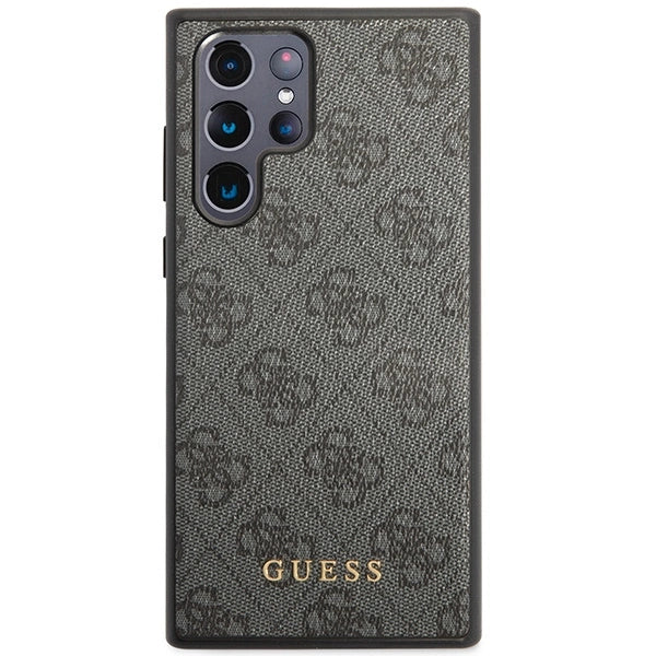 Guess 4G Metal Gold Logo case for Samsung Galaxy S24 Ultra - black_2