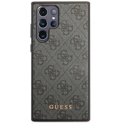 Guess 4G Metal Gold Logo case for Samsung Galaxy S24 Ultra - black_2