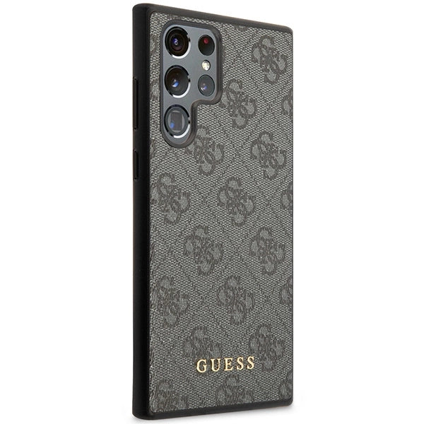 Guess 4G Metal Gold Logo case for Samsung Galaxy S24 Ultra - black_3