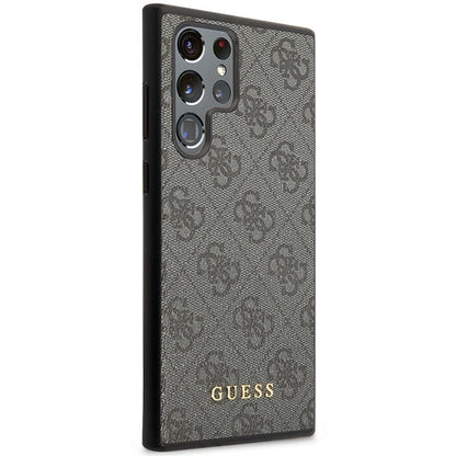 Guess 4G Metal Gold Logo case for Samsung Galaxy S24 Ultra - black_3