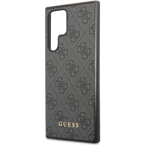 Guess 4G Metal Gold Logo case for Samsung Galaxy S24 Ultra - black_5