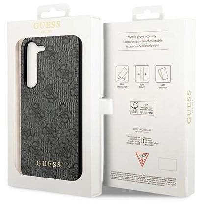 Guess 4G Metal Gold Logo case for Samsung Galaxy S24+ - black_7
