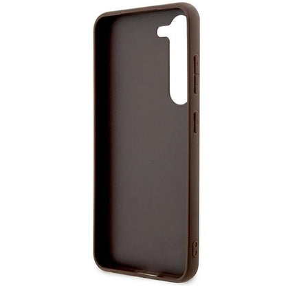 Guess 4G Stripe Collection case for Samsung Galaxy S24+ - brown_6