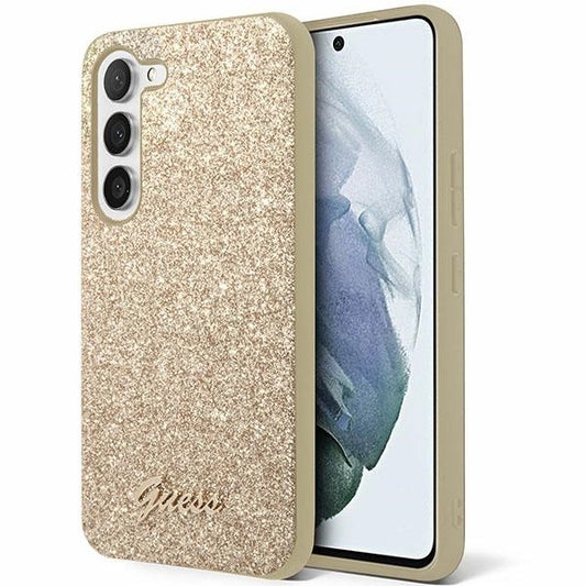 Guess Glitter Script case for Samsung Galaxy S24+ - gold_0
