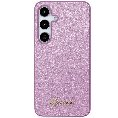 Guess Glitter Script case for Samsung Galaxy S24 - purple_2