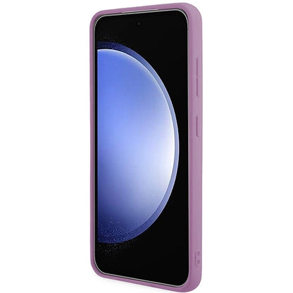 Guess Glitter Script case for Samsung Galaxy S24 - purple_4