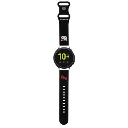Hello Kitty Silicone Kitty Head strap universal 20mm - black_0