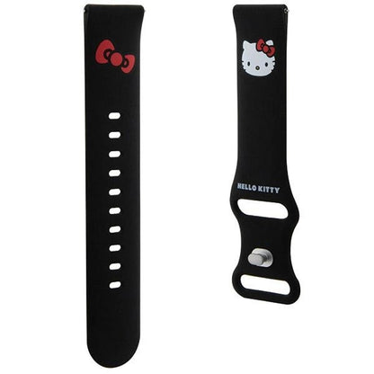Hello Kitty Silicone Kitty Head strap universal 20mm - black_2