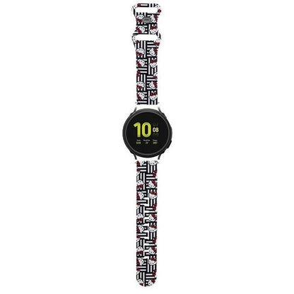 Hello Kitty Silicone Heads & Stripes universal 20mm - black_0