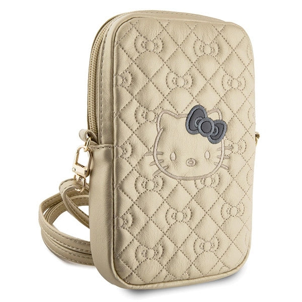 Hello Kitty Quilted Bows Strap bag - gold_2