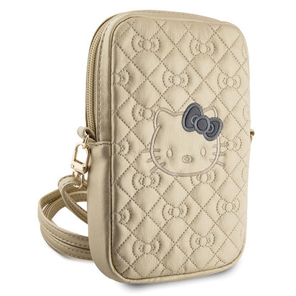 Hello Kitty Quilted Bows Strap bag - gold_2