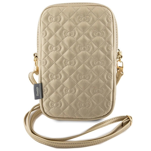 Hello Kitty Quilted Bows Strap bag - gold_3