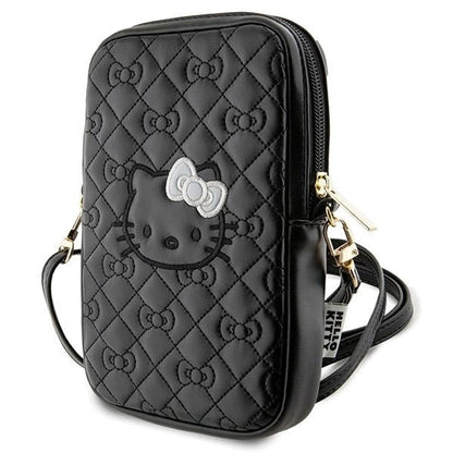 Hello Kitty Quilted Bows Strap bag - black_0