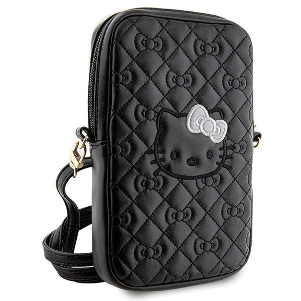Hello Kitty Quilted Bows Strap bag - black_2