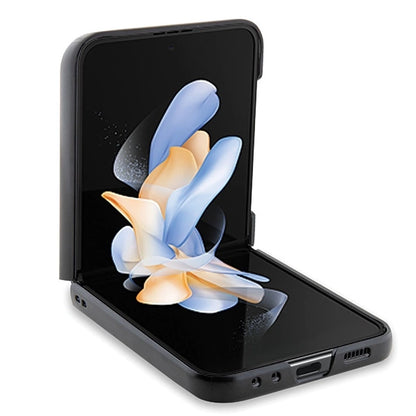 Karl Lagerfeld Saffiano Monogram Choupette Pin case for Samsung Galaxy Z Flip 5 - black_3