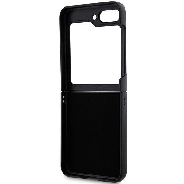 Karl Lagerfeld Saffiano Monogram Choupette Pin case for Samsung Galaxy Z Flip 5 - black_6