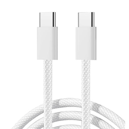 Joyroom S-A45 USB-C to USB-C cable, 60W, braided, 1m (white)_0