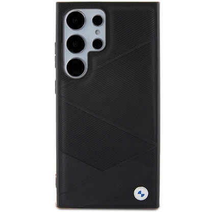 BMW BMHCS24L23RCGPK S24 Ultra S928 black/black hardcase Signature Leather Crossing Lines Pattern_2